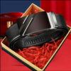 Prestige Black & Gold Auto-Lock Belt - Image 2