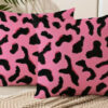 Pink Leopard Print Throw Pillow Covers