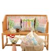 Easter Peeps & Carrots Throw Pillow Covers