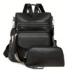 Vintage Faux Leather Backpack