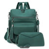 Vintage Faux Leather Backpack - Image 3