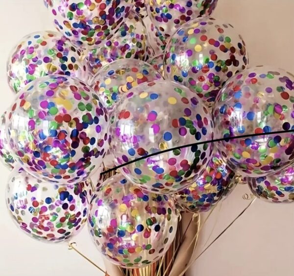 Multicolor Confetti Balloon - Image 2