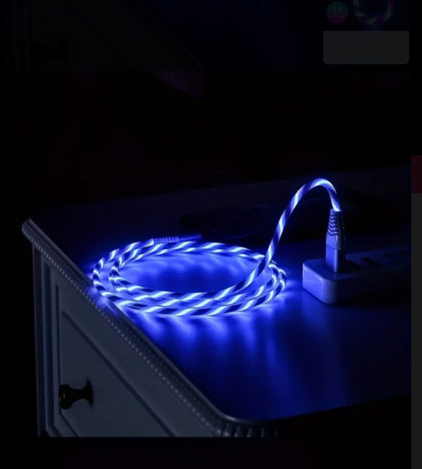 3-in-1 LED Flowing Light Charging Cable - Image 2