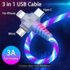 3-in-1 LED Flowing Light Charging Cable
