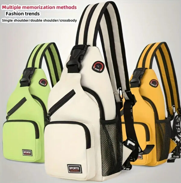 Multi-Color Sports Crossbody Bag