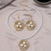 Elegant Pearl Swirl Jewelry Set