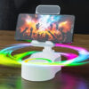 360° Rotating RGB Wireless Speaker Phone Stand - Image 5