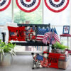 Patriotic USA Flag Throw Pillow Covers - Image 2