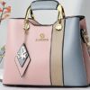 Butterfly Charm Colorblock Handbag - Image 2