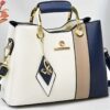 Butterfly Charm Colorblock Handbag