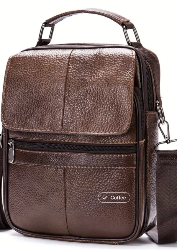 Men’s Classic Leather Crossbody Bag
