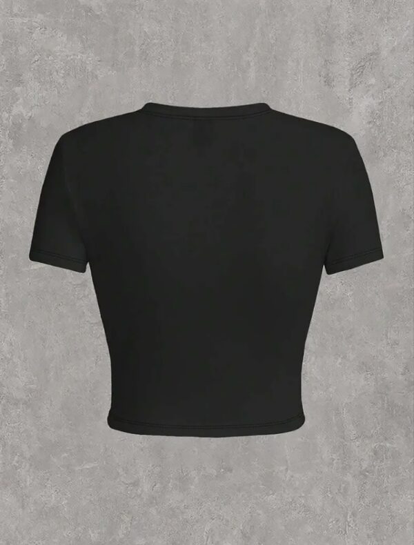 Bling “Birthday Girl” Rhinestone Crop Tee - Image 2