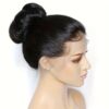 Sleek High Bun Lace Front Wig – Natural Black