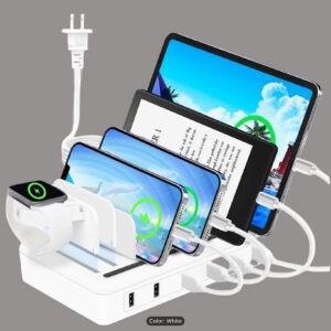 10-Slot Multi-Device Charging Station