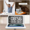 Three-in-One Digital Alarm Clock with Wireless Charging & Thermometer - Image 2