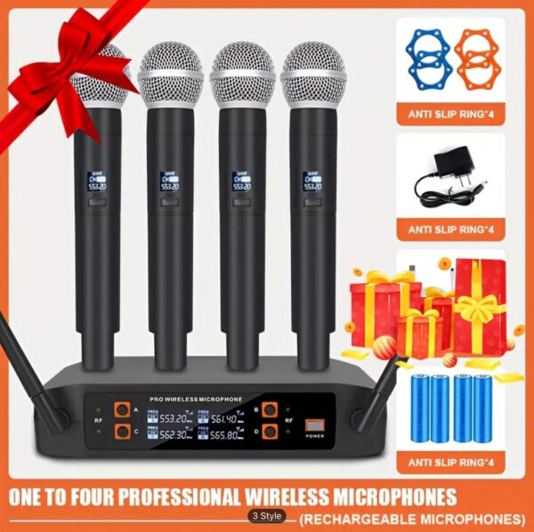 Professional UHF Wireless Microphone System - Image 2