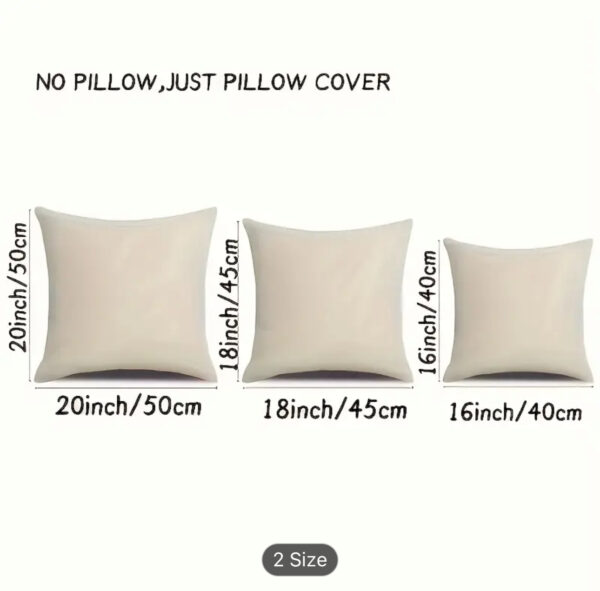 Blue & Gold Floral Embroidered Throw Pillow Covers - Image 3