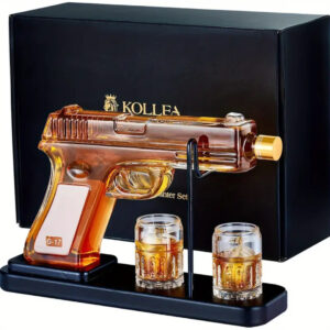 Kollea Gun-Shaped Whiskey Decanter Set